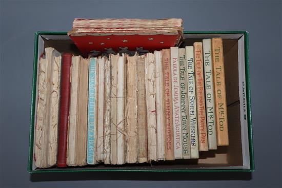 A quantity of Beatrix Potter and other childrens books